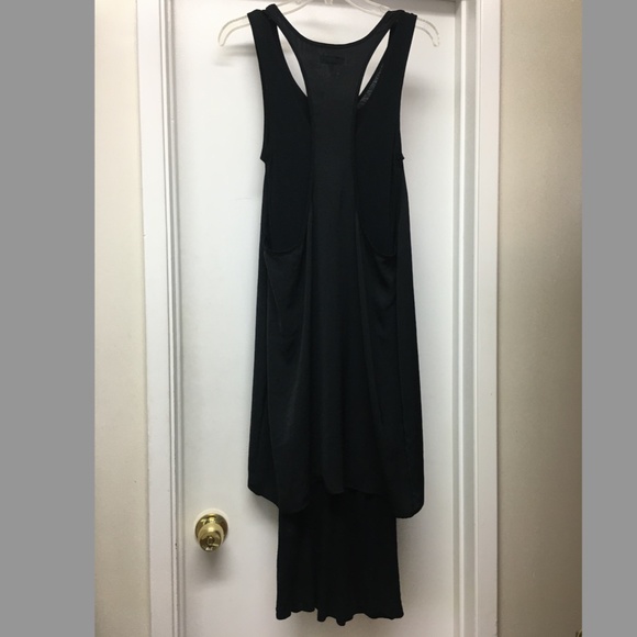 Rag & Bone Black Double Layer Layered Tank Midi Dress - Picture 6 of 10